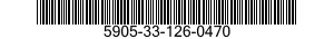 5905-33-126-0470 RESISTOR,FIXED,COMPOSITION 5905331260470 331260470