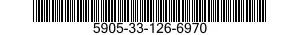 5905-33-126-6970 RESISTOR,FIXED,FILM 5905331266970 331266970