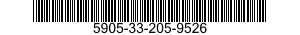 5905-33-205-9526 RESISTOR SET,MATCHED 5905332059526 332059526