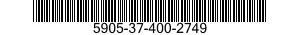 5905-37-400-2749  5905374002749 374002749