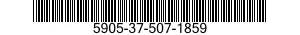 5905-37-507-1859 RESISTOR,FIXED,FILM 5905375071859 375071859