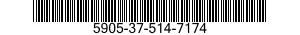 5905-37-514-7174 RESISTOR,CHIP,FIXED,FILM 5905375147174 375147174