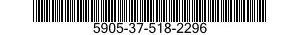 5905-37-518-2296 RESISTOR,FIXED,FILM 5905375182296 375182296