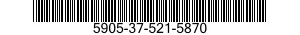 5905-37-521-5870 RESISTOR,CHIP,FIXED,FILM 5905375215870 375215870