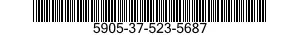 5905-37-523-5687 RESISTOR NETWORK,FIXED-VARIABLE 5905375235687 375235687