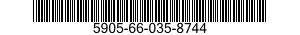 5905-66-035-8744 RESISTOR,FIXED,COMPOSITION 5905660358744 660358744