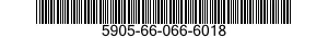 5905-66-066-6018 RESISTOR,FIXED,WIRE WOUND,INDUCTIVE 5905660666018 660666018