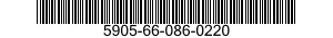 5905-66-086-0220 RESISTOR,VARIABLE 5905660860220 660860220