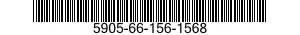 5905-66-156-1568 RESISTOR,FIXED,FILM 5905661561568 661561568