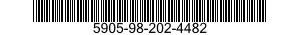 5905-98-202-4482 RESISTOR,VARIABLE,NONWIRE WOUND,NONPRECISION 5905982024482 982024482