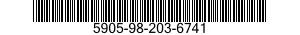 5905-98-203-6741 RESISTOR,VARIABLE,WIRE WOUND,NONPRECISION 5905982036741 982036741