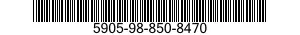 5905-98-850-8470 RESISTOR,VARIABLE,NONWIRE WOUND,NONPRECISION 5905988508470 988508470