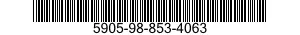 5905-98-853-4063 RESISTOR,VARIABLE,NON-WIRE WOUND 5905988534063 988534063