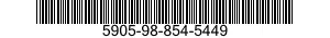 5905-98-854-5449 RESISTOR 5905988545449 988545449