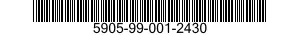 5905-99-001-2430 RESISTOR,VARIABLE,WIRE WOUND,NONPRECISION 5905990012430 990012430