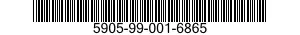 5905-99-001-6865 RESISTOR,CHIP,FIXED,FILM 5905990016865 990016865