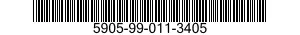 5905-99-011-3405 RESISTOR,FIXED,WIRE WOUND 5905990113405 990113405