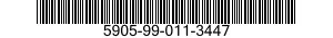 5905-99-011-3447 RESISTOR,FIXED,WIRE WOUND 5905990113447 990113447