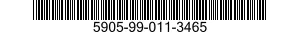 5905-99-011-3465 RESISTOR,FIXED,WIRE WOUND 5905990113465 990113465