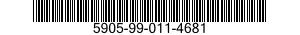 5905-99-011-4681 RESISTOR,FIXED,WIRE WOUND 5905990114681 990114681