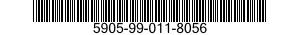 5905-99-011-8056 RESISTOR,FIXED,COMPOSITION 5905990118056 990118056