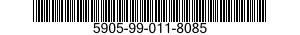 5905-99-011-8085 RESISTOR,FIXED,COMPOSITION 5905990118085 990118085
