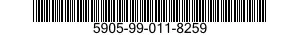 5905-99-011-8259 RESISTOR,VARIABLE,NONWIRE WOUND,NONPRECISION 5905990118259 990118259