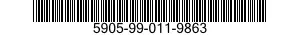 5905-99-011-9863 RESISTOR,VARIABLE,WIRE WOUND,NONPRECISION 5905990119863 990119863