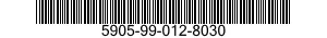 5905-99-012-8030 RESISTOR,FIXED,COMPOSITION 5905990128030 990128030