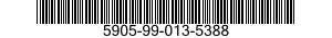 5905-99-013-5388 RESISTOR,FIXED,FILM 5905990135388 990135388