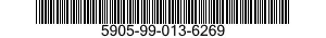 5905-99-013-6269 RESISTOR,FIXED,FILM 5905990136269 990136269