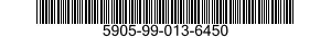 5905-99-013-6450 RESISTOR,FIXED,FILM 5905990136450 990136450