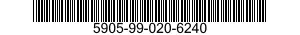 5905-99-020-6240 RESISTOR,FIXED,FILM 5905990206240 990206240