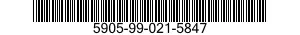 5905-99-021-5847 RESISTOR,FIXED,FILM 5905990215847 990215847