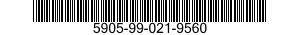 5905-99-021-9560 RESISTOR,FIXED,FILM 5905990219560 990219560