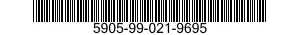 5905-99-021-9695 RESISTOR,FIXED,FILM 5905990219695 990219695