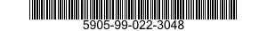 5905-99-022-3048 RESISTOR,FIXED,COMPOSITION 5905990223048 990223048