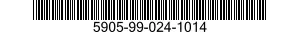 5905-99-024-1014 RESISTOR,FIXED,WIRE WOUND 5905990241014 990241014