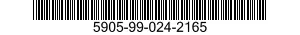 5905-99-024-2165 RESISTOR,FIXED,WIRE WOUND 5905990242165 990242165