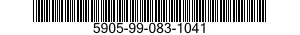 5905-99-083-1041 RESISTOR,FIXED,FILM 5905990831041 990831041