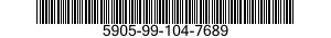 5905-99-104-7689 RESISTOR,FIXED,WIRE 5905991047689 991047689