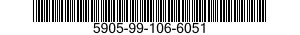 5905-99-106-6051 RESISTOR,FIXED,COMPOSITION 5905991066051 991066051