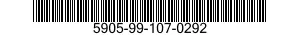 5905-99-107-0292 RESISTOR,FIXED,WIRE WOUND 5905991070292 991070292