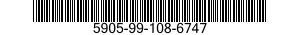 5905-99-108-6747 RESISTOR,FIXED,COMP 5905991086747 991086747