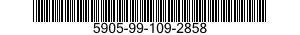 5905-99-109-2858 RESISTOR,FIXED,WIRE WOUND 5905991092858 991092858