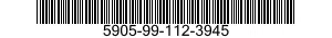 5905-99-112-3945 RESISTOR,FIXED,FILM 5905991123945 991123945