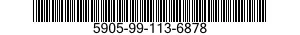 5905-99-113-6878 RESISTOR,FIXED,FILM 5905991136878 991136878