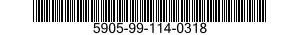 5905-99-114-0318  5905991140318 991140318