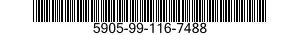 5905-99-116-7488 RESISTOR,VARIABLE 5905991167488 991167488