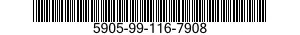 5905-99-116-7908 RESISTOR,VARIABLE,NONWIRE WOUND,NONPRECISION 5905991167908 991167908